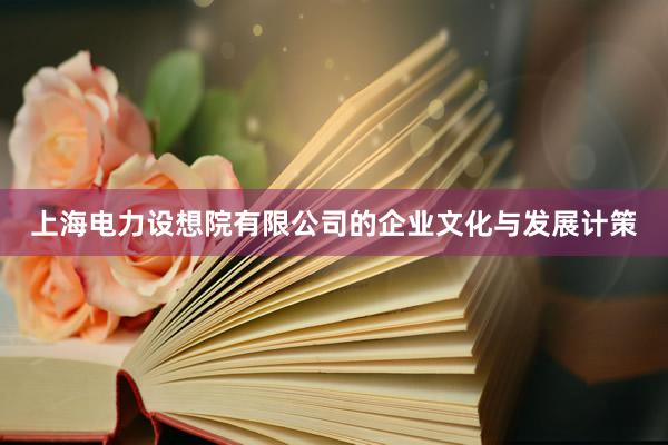 上海电力设想院有限公司的企业文化与发展计策
